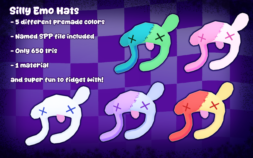 [ Free ] Silly Emo hat