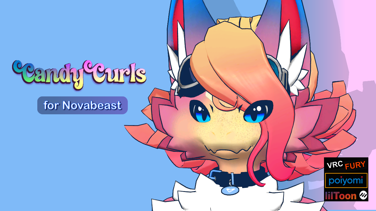 Candy Curls - Hairstyle for Novabeast