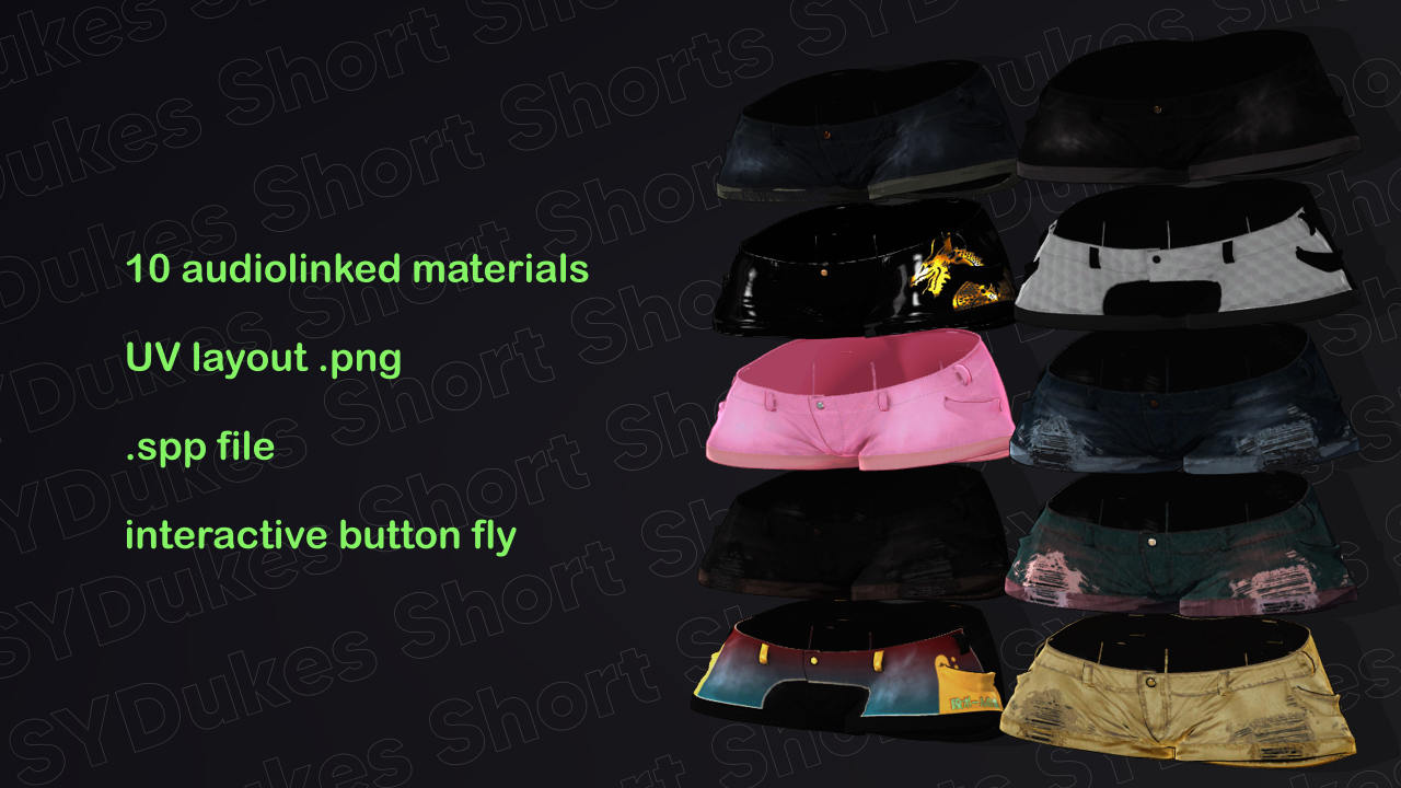 Wet T-Shirt & S.Y.Dukes Short Shorts for Space Yeen