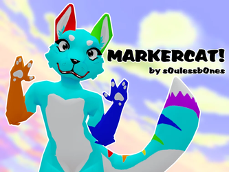 Marker Cat (VRChat Avatar) FREE