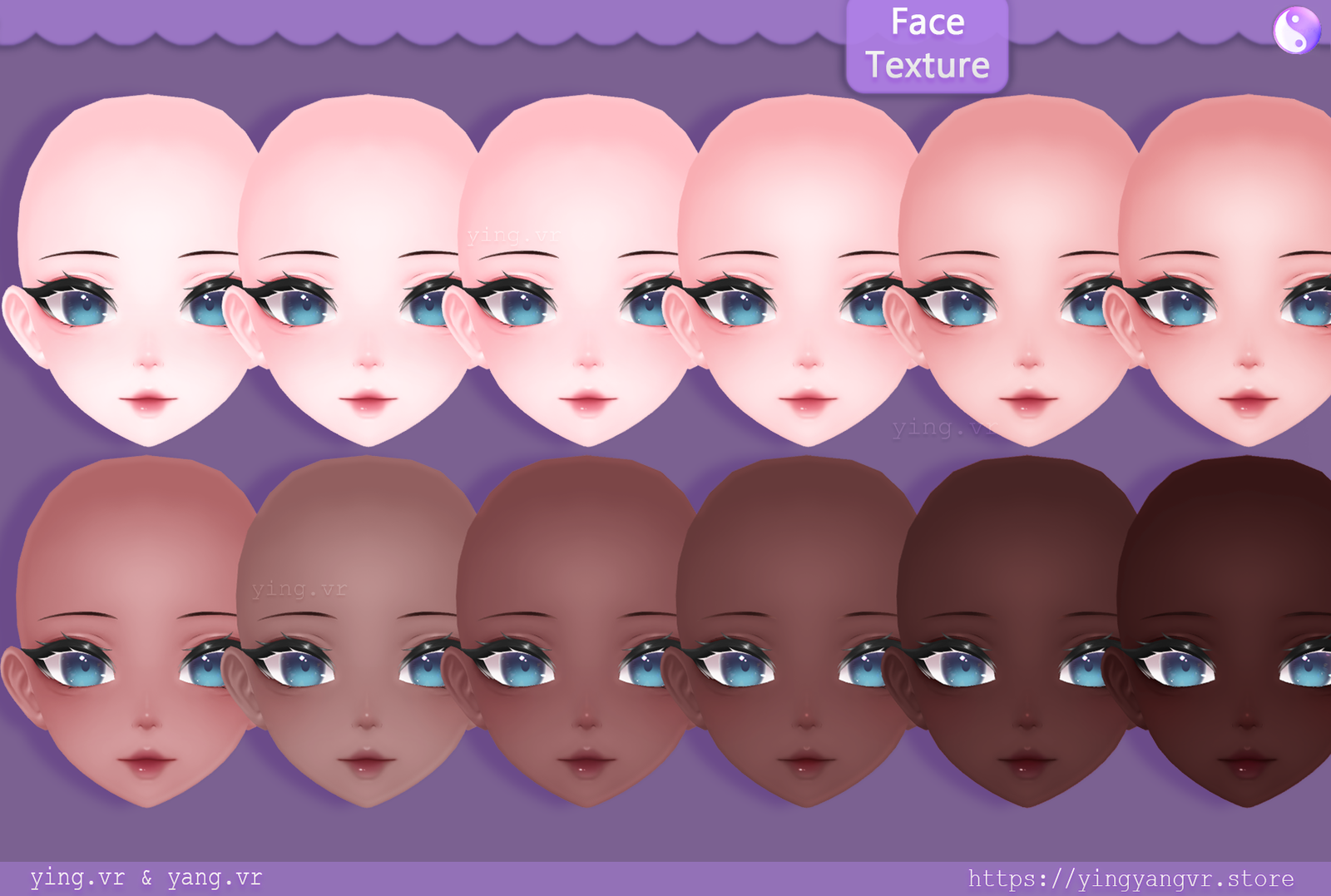 Face Texture - Starlight Head