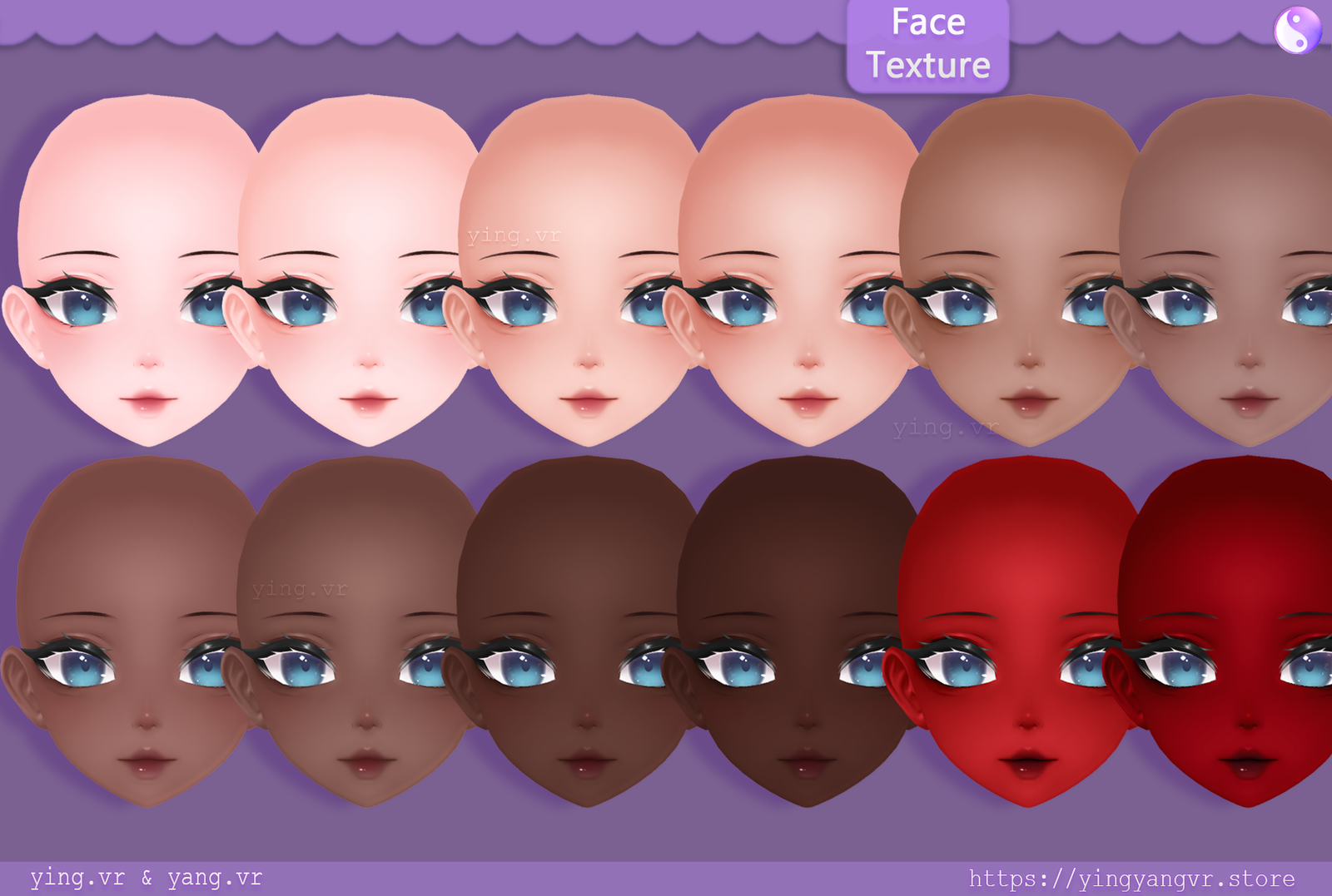 Face Texture - Starlight Head