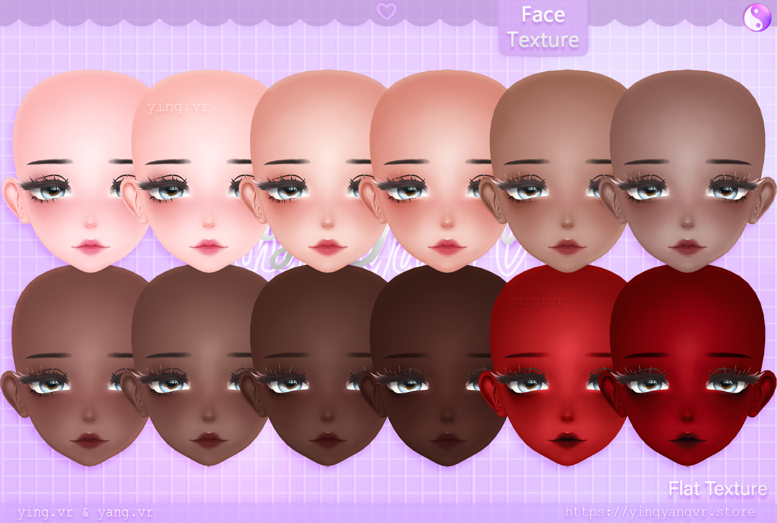 Face Texture [Recolor] - Sakura Head