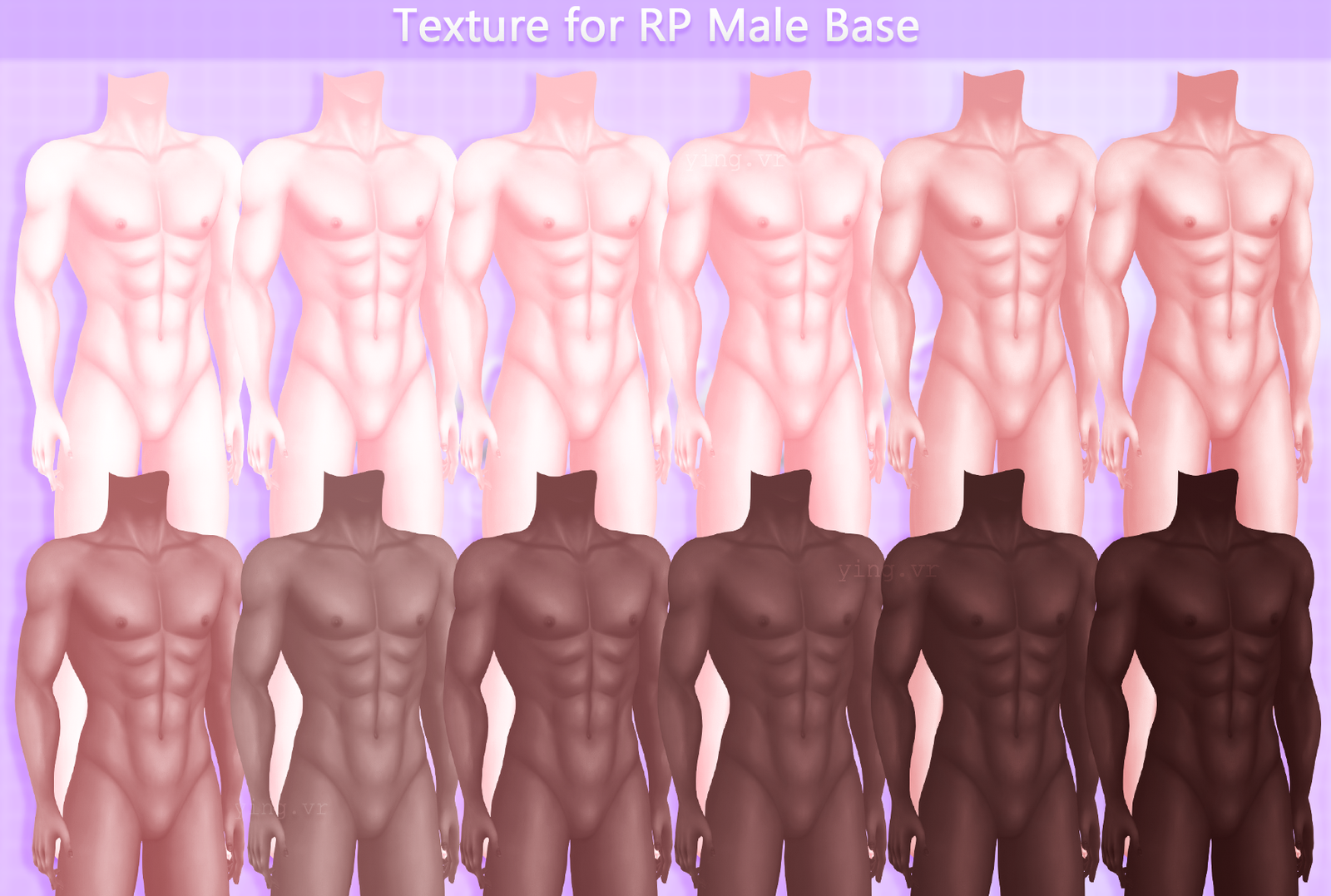 Skin Texture Pack- RP Male Base