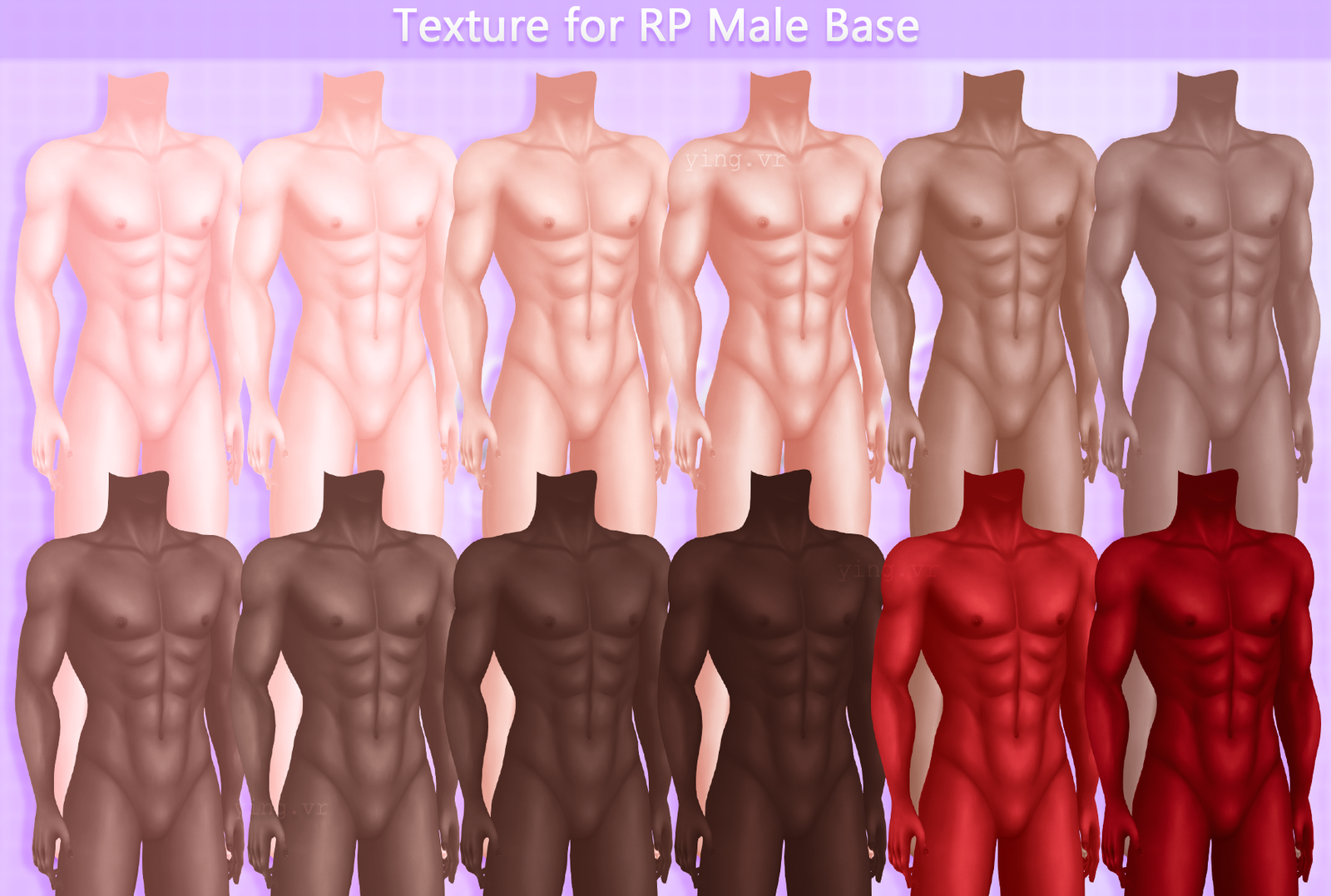 Skin Texture Pack- RP Male Base