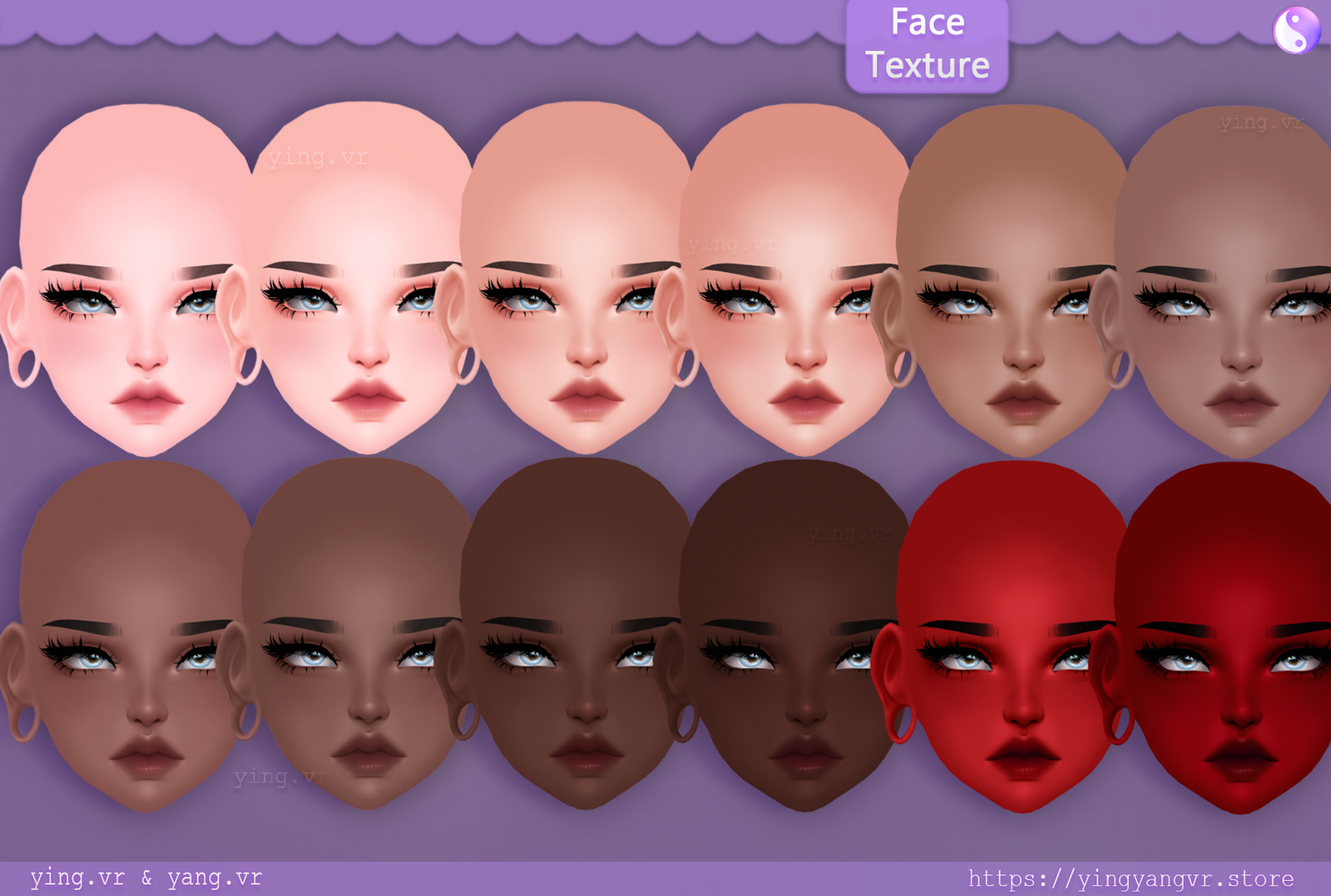 Face Texture - Yume's Head