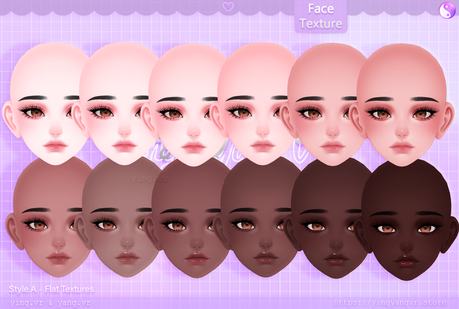 Face Texture [Recolor] Amelia Head