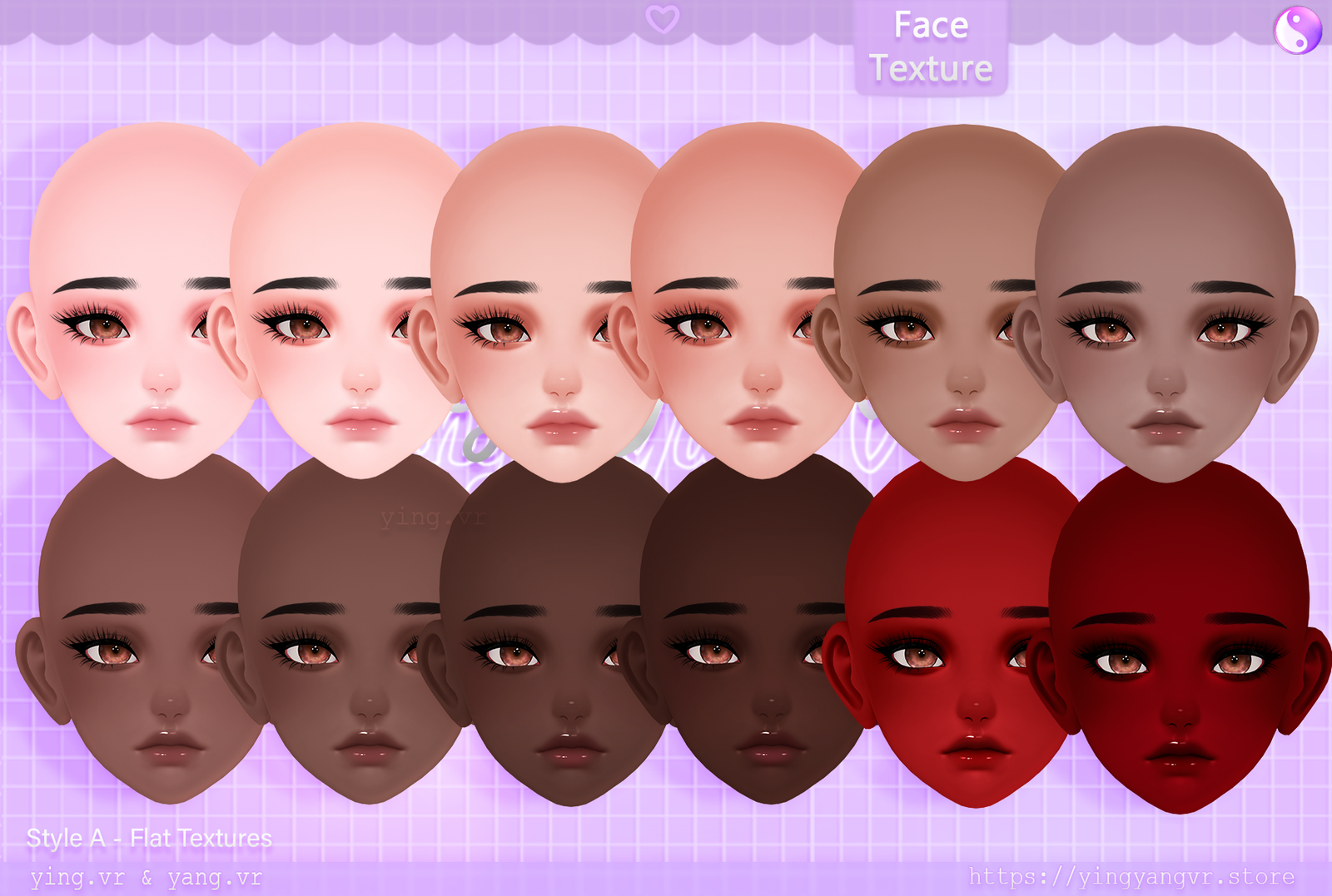 Face Texture [Recolor] Amelia Head
