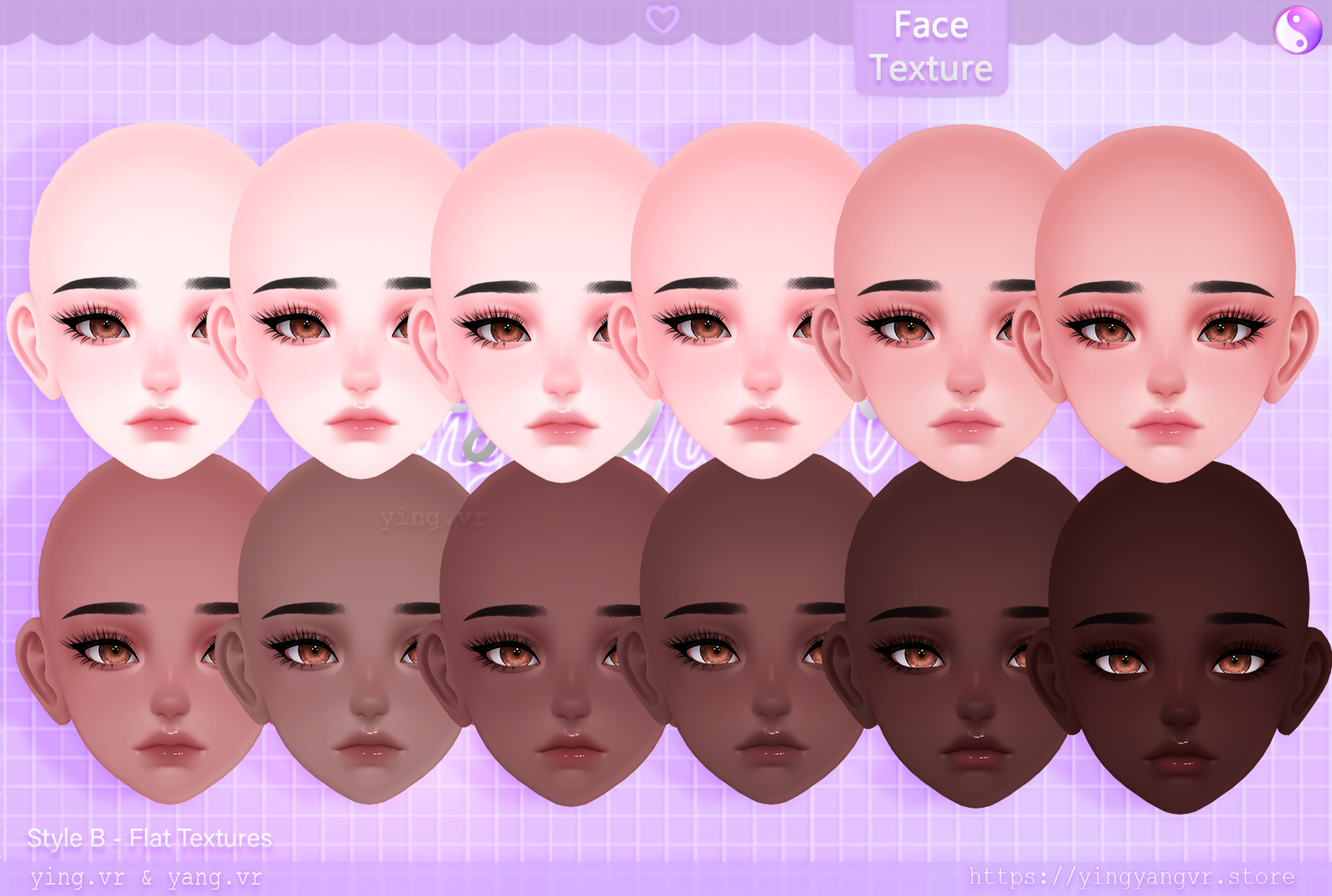 Face Texture [Recolor] Amelia Head