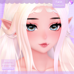 Face Texture [Recolor] Amelia Anime Head
