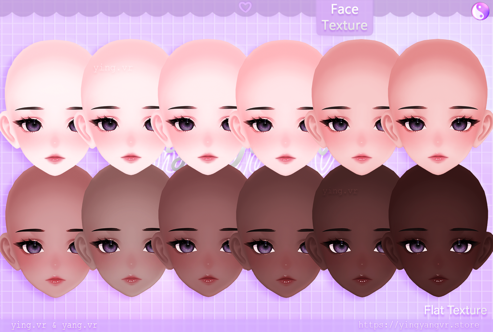 Face Texture [Recolor] Amelia Anime Head