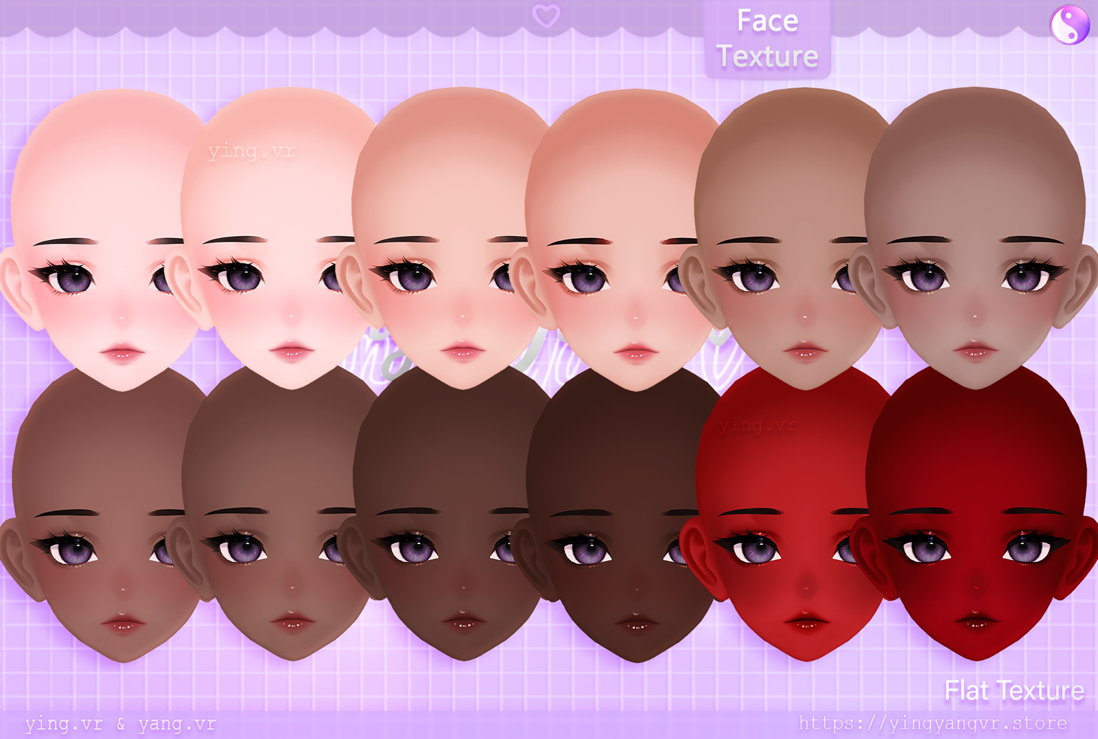 Face Texture [Recolor] Amelia Anime Head