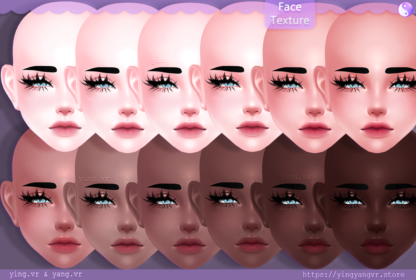 Face Texture - Amour Head