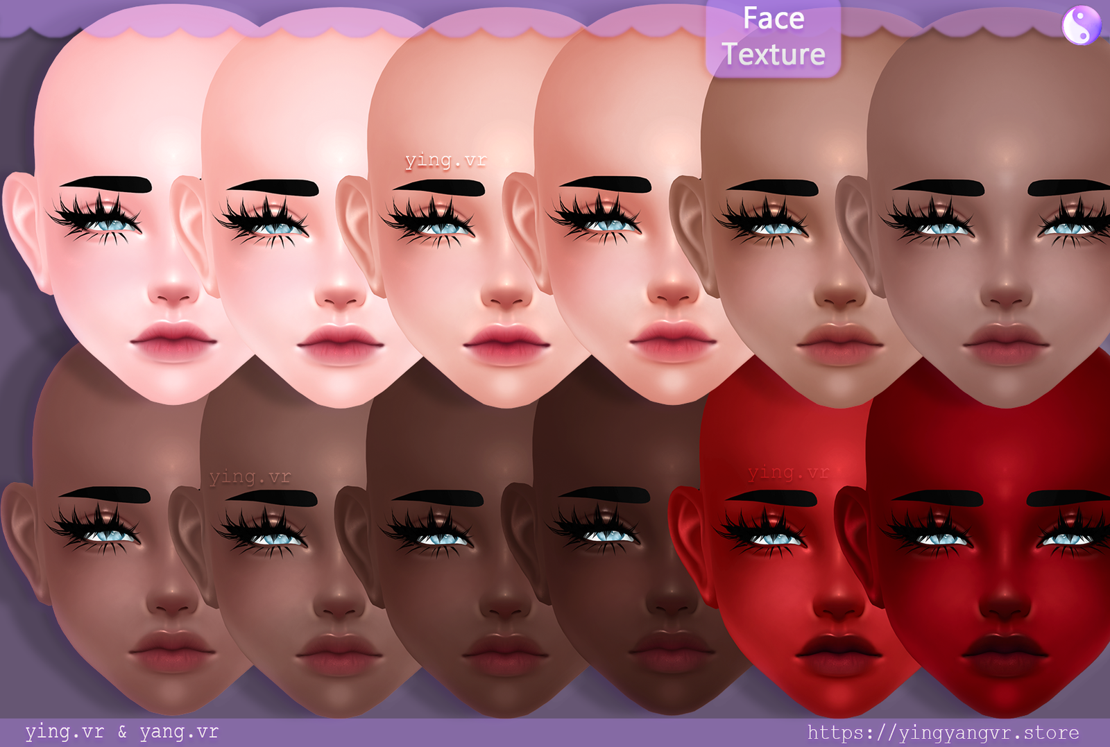 Face Texture - Amour Head