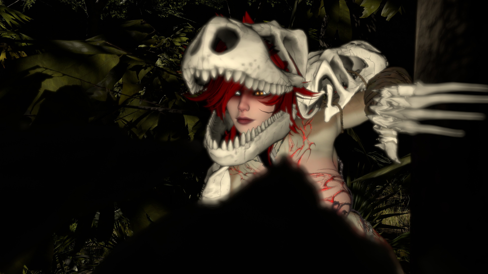 Rexy The T-Rex (Face tracking + gogoloco)