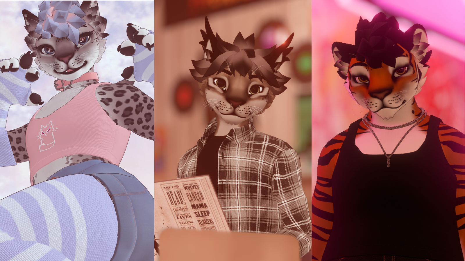 Winterpaw Feline ~ VRChat PC/Quest + VTuber