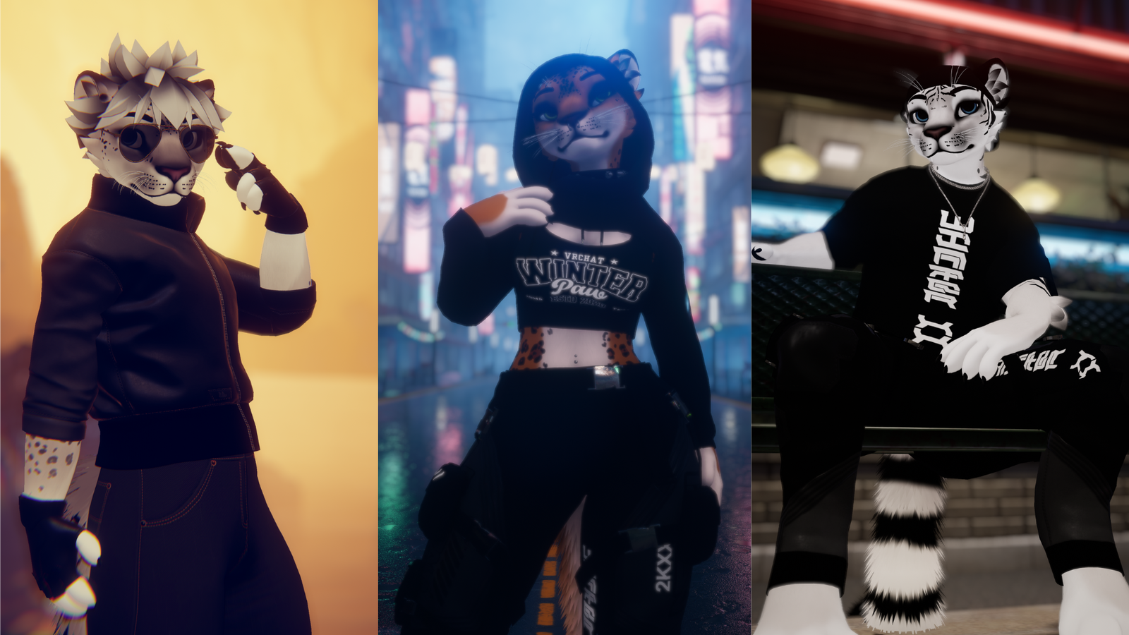 Winterpaw Feline ~ VRChat PC/Quest + VTuber
