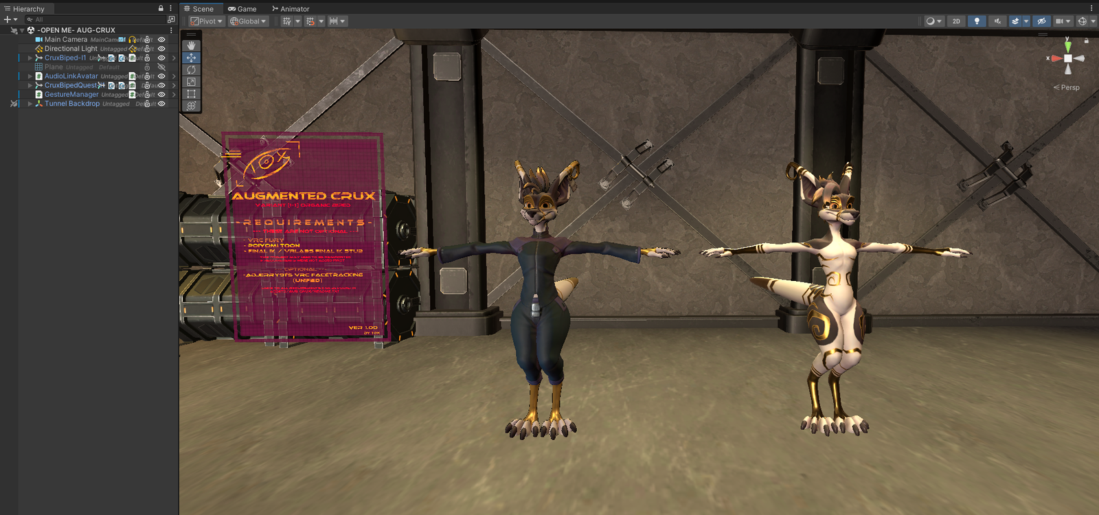 AUGMENTED CRUX - Vrchat avatar