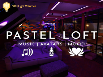 Pastel Loft | VRChat world | Pc & Quest | Hangout and Avatar world