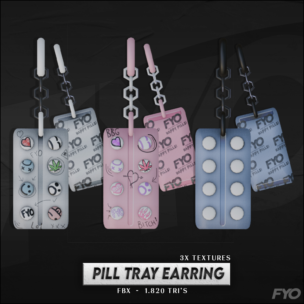 FYO Pill Tray Earring