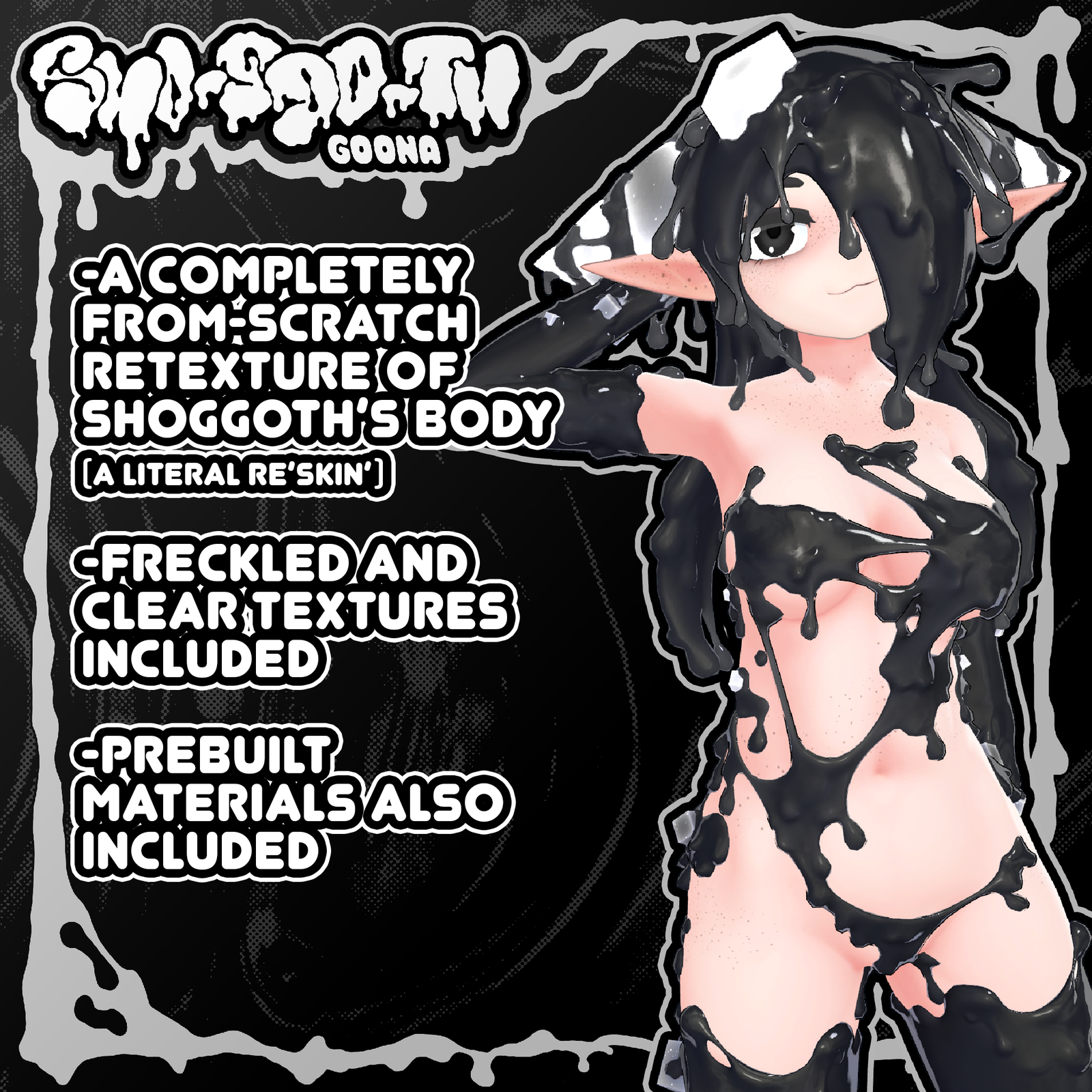 [VRChat] reSkin Pack Vol. 1 for SHOGGOTH