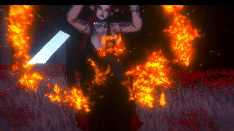 Amara, The Demonic Fox (Gogo, SPS, Audiolink, Particles)