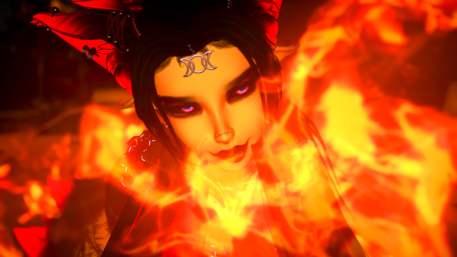 Amara, The Demonic Fox (Gogo, SPS, Audiolink, Particles)