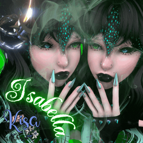 Isabella The Lizard (Gogo, SPS, Audiolink, Particles)