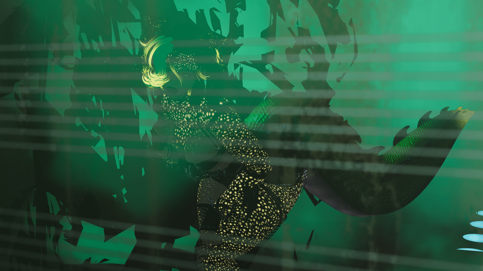 Isabella The Lizard (Gogo, SPS, Audiolink, Particles)