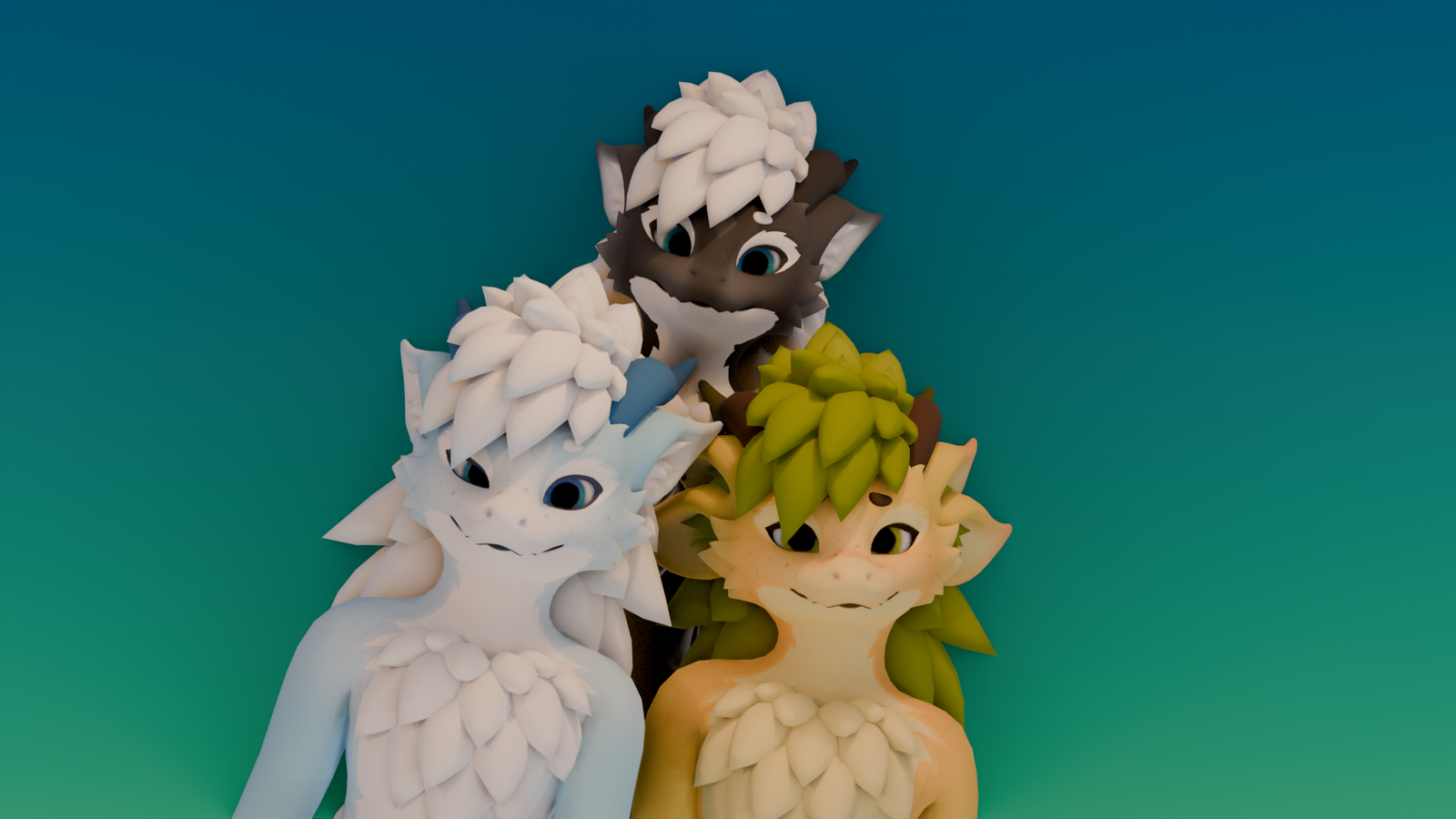 Stellaura the Fluffy Dragon - VRChat Avatar Base