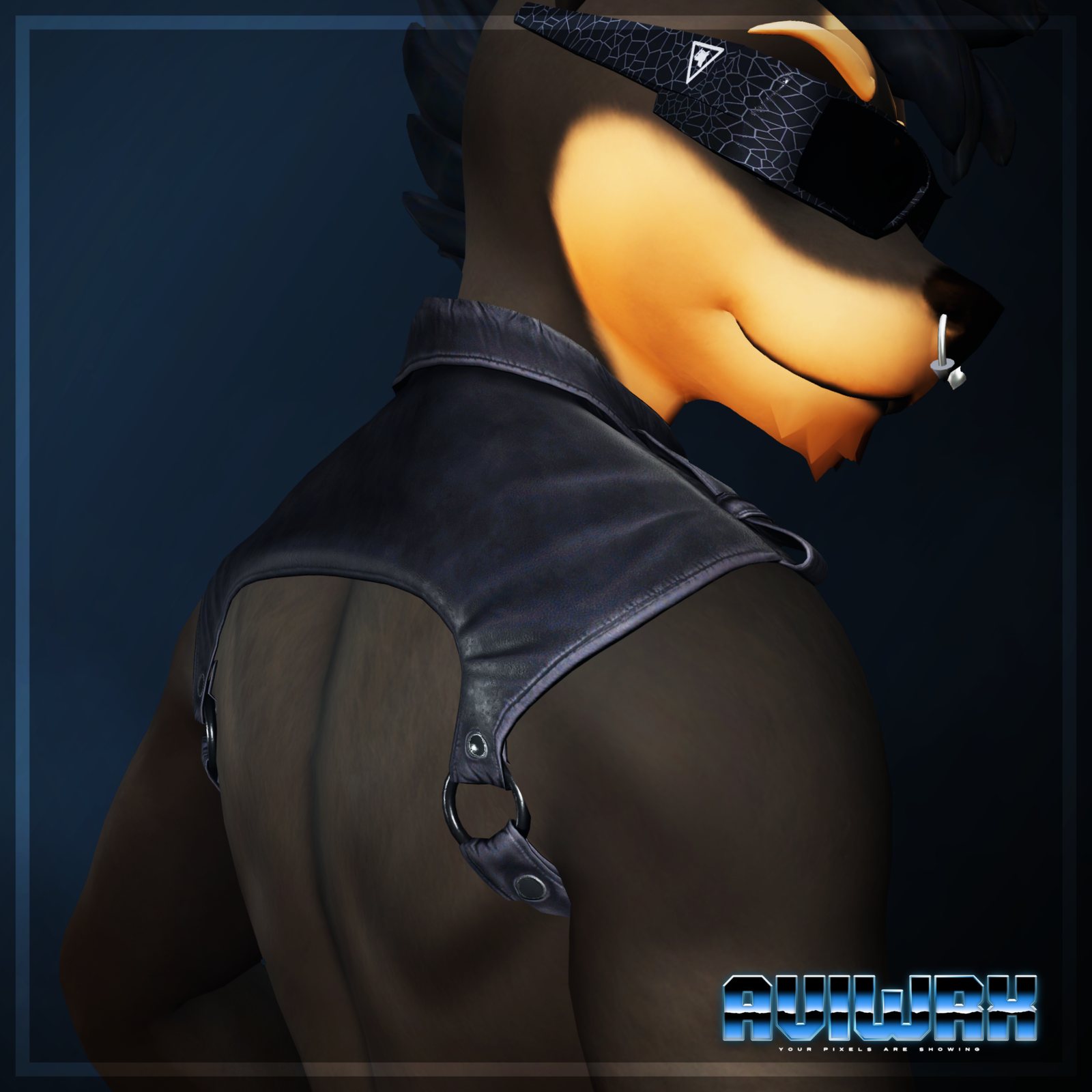 [AVW] Masculine Canine Bound Polo