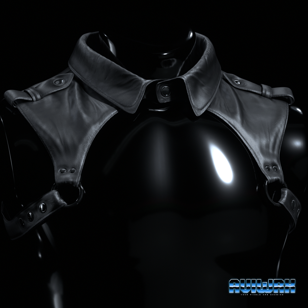 [AVW] Masculine Canine Bound Polo