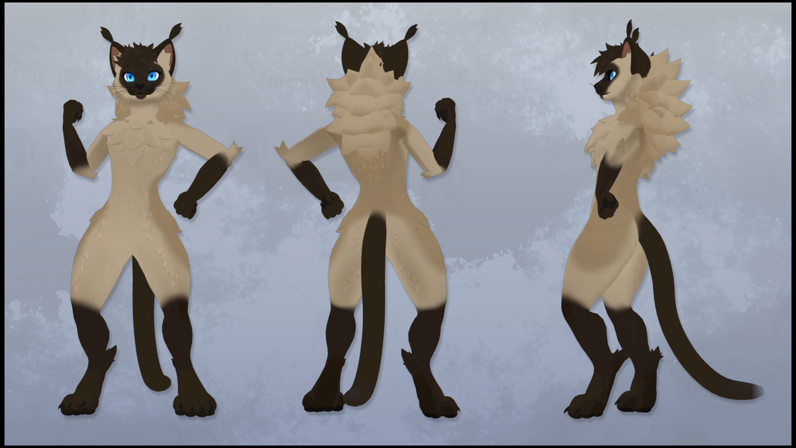 Meowper Texture - Siamese - Seal