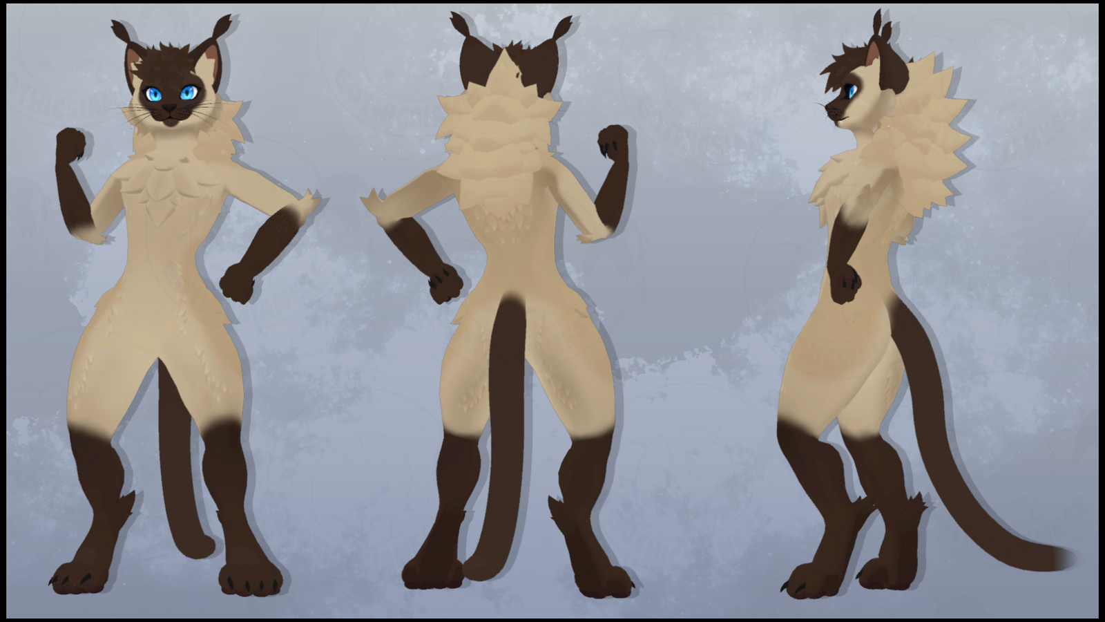 Meowper Texture - Siamese - Chocolate