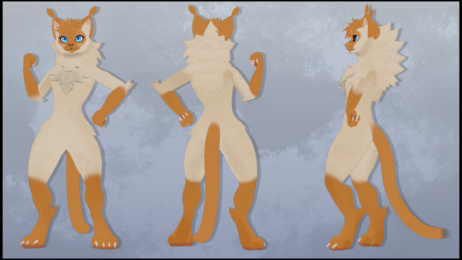 Meowper Texture - Siamese - Red