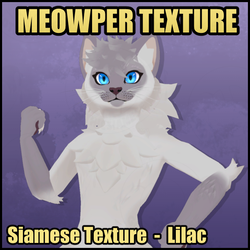 Meowper Texture - Siamese - Lilac