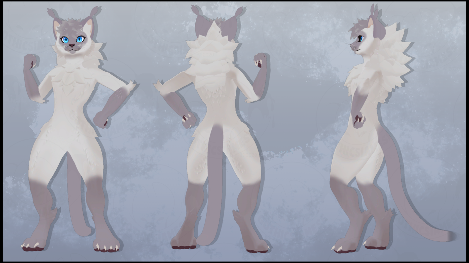 Meowper Texture - Siamese - Lilac