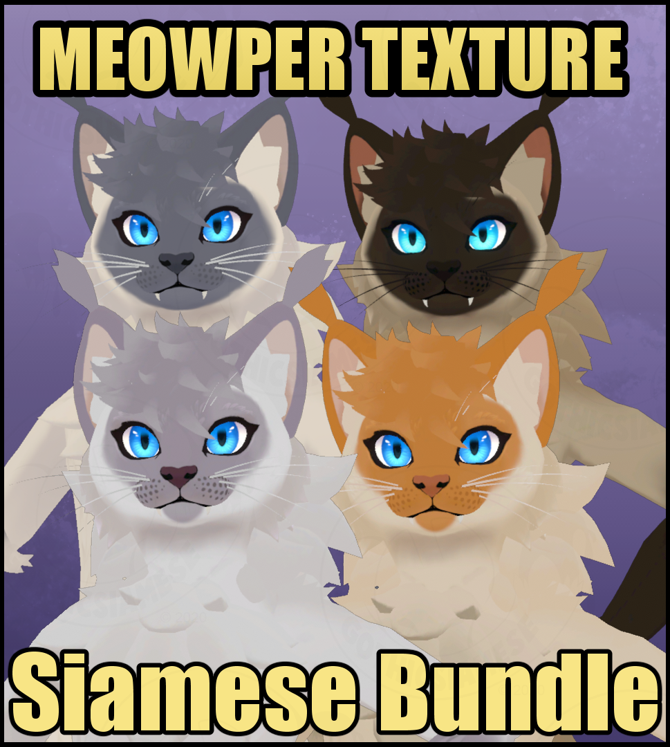 Meowper Texture - Siamese Bundle