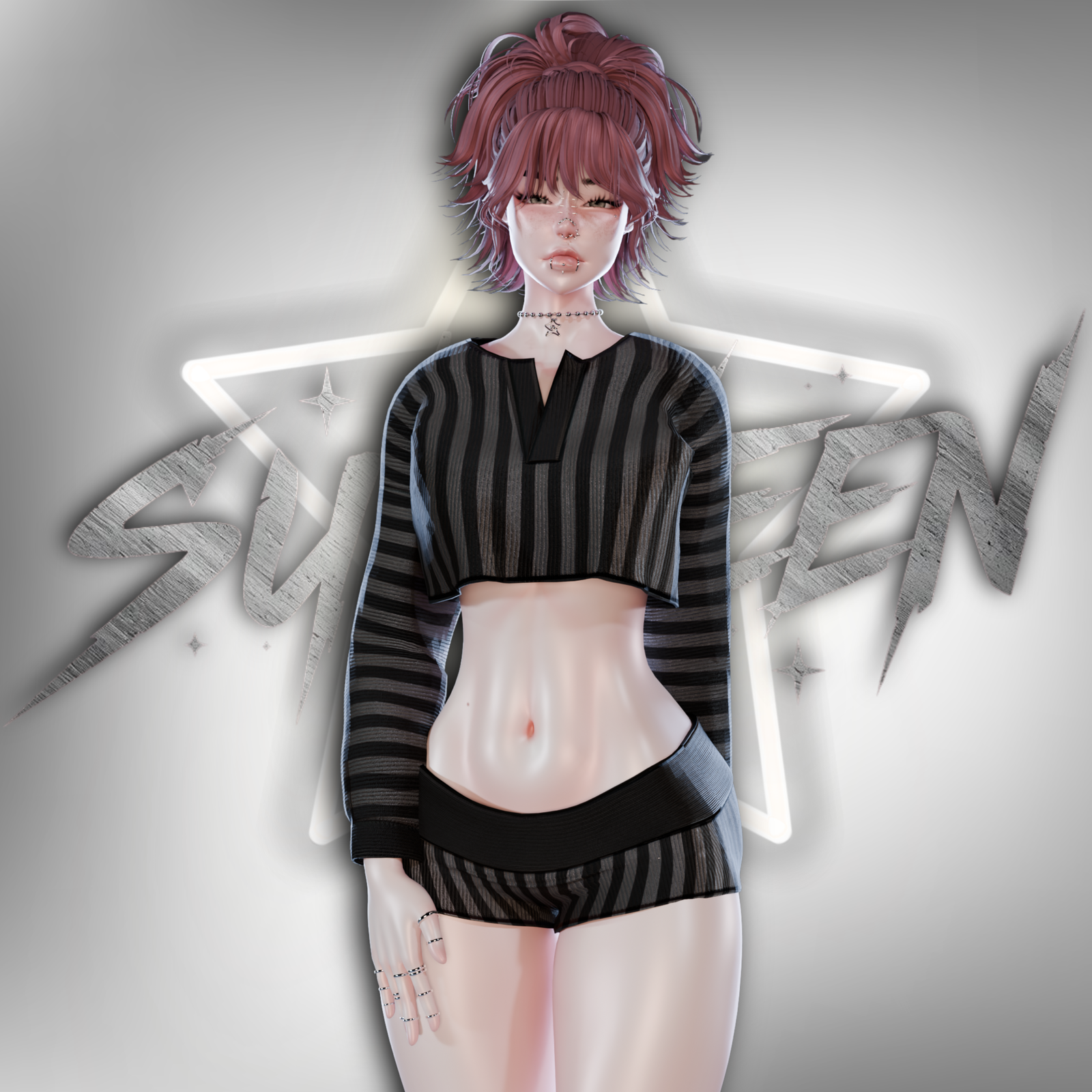 SC4. Pajama Top and Shorts  [VRChat Asset]