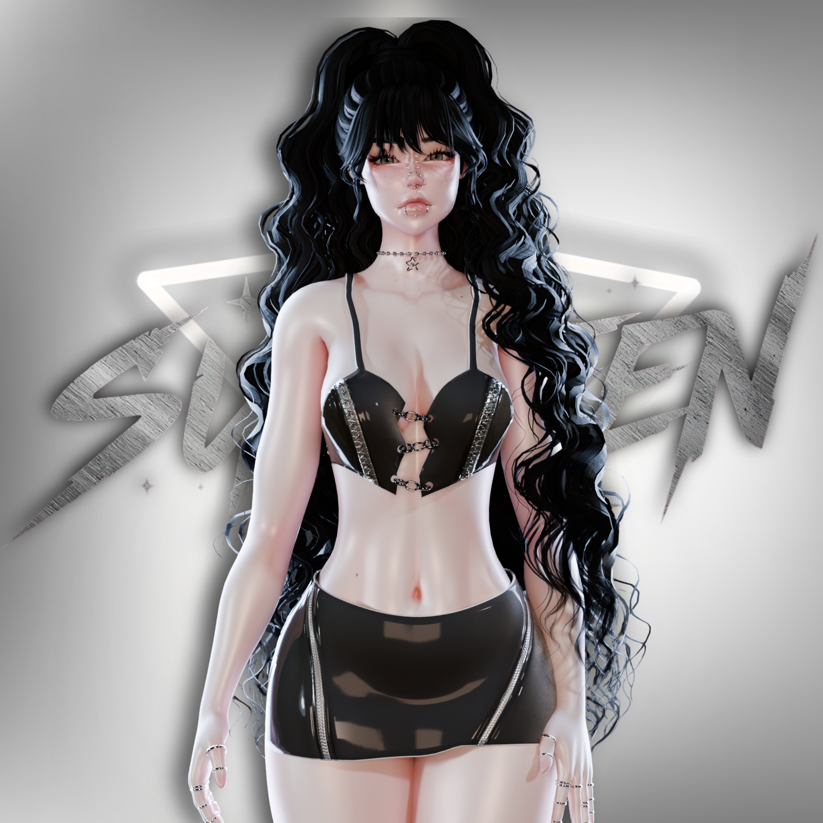 SC.10 Heart Top & Skirt [VRChat Asset]