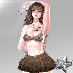 SC.15 Denim Skirt & Tee