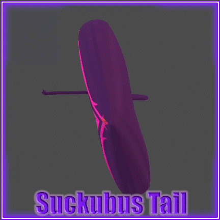 Suckubus Tail (VRCFury Prefab/Lock On Tech)