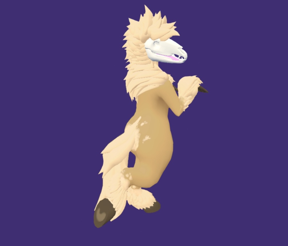 Skull horse for vrchat