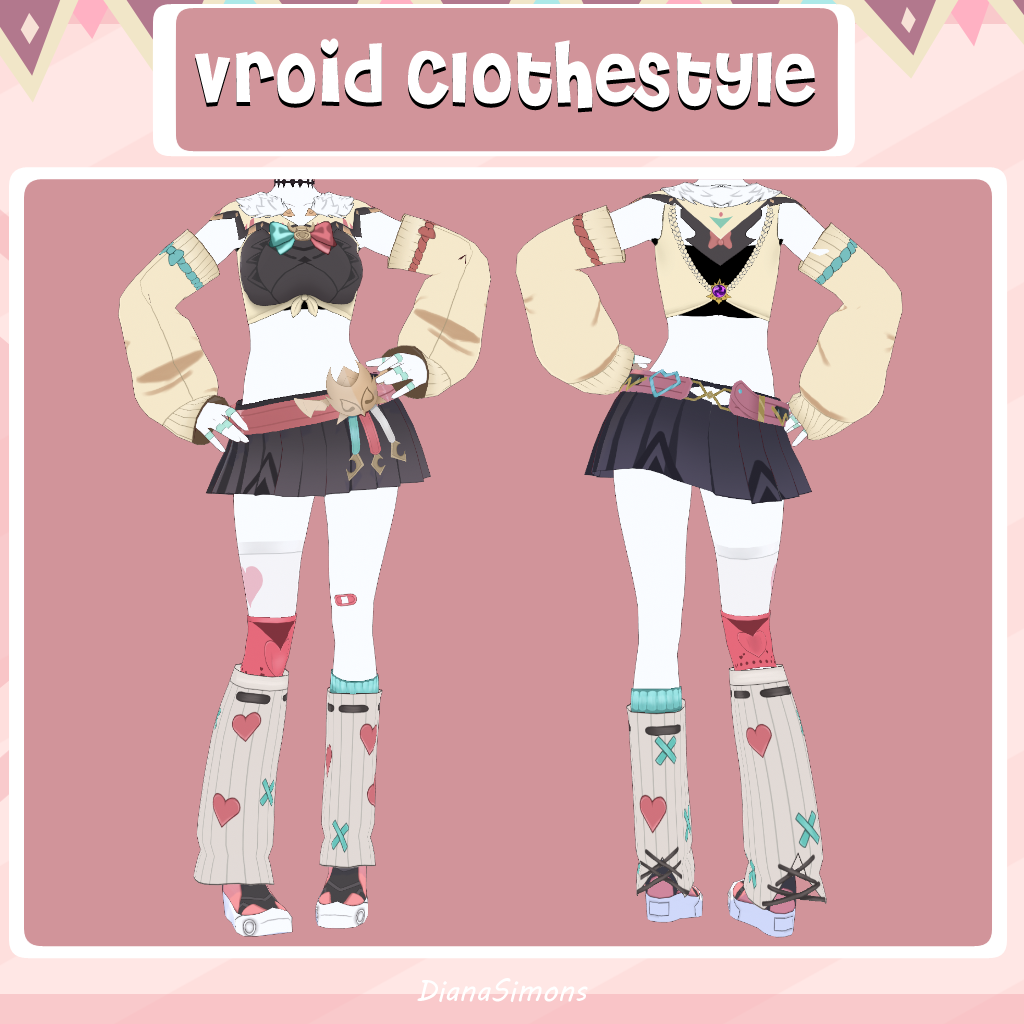 Varesa Clothe Genshin Impact {Vroid}