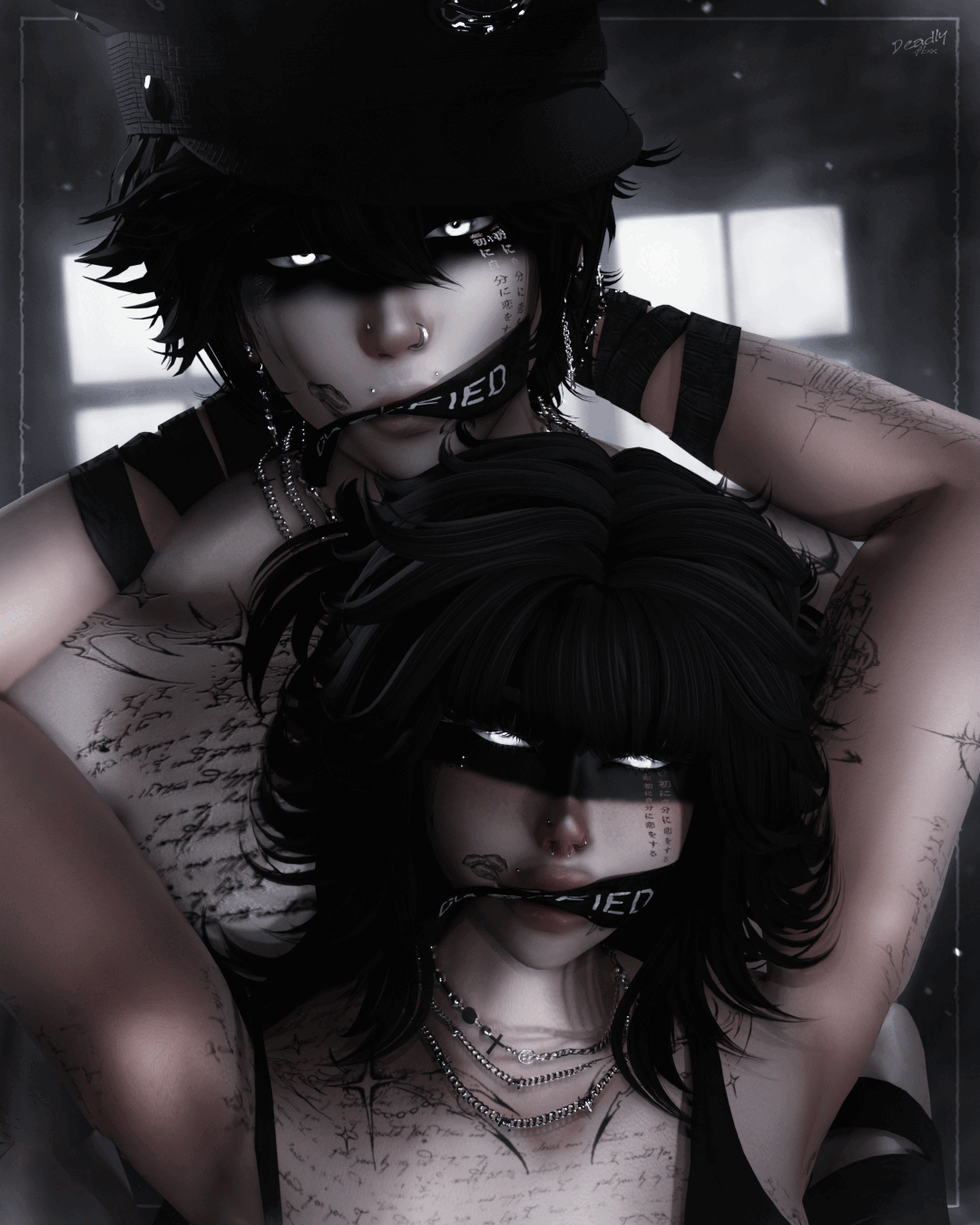 Blackout Face Textures