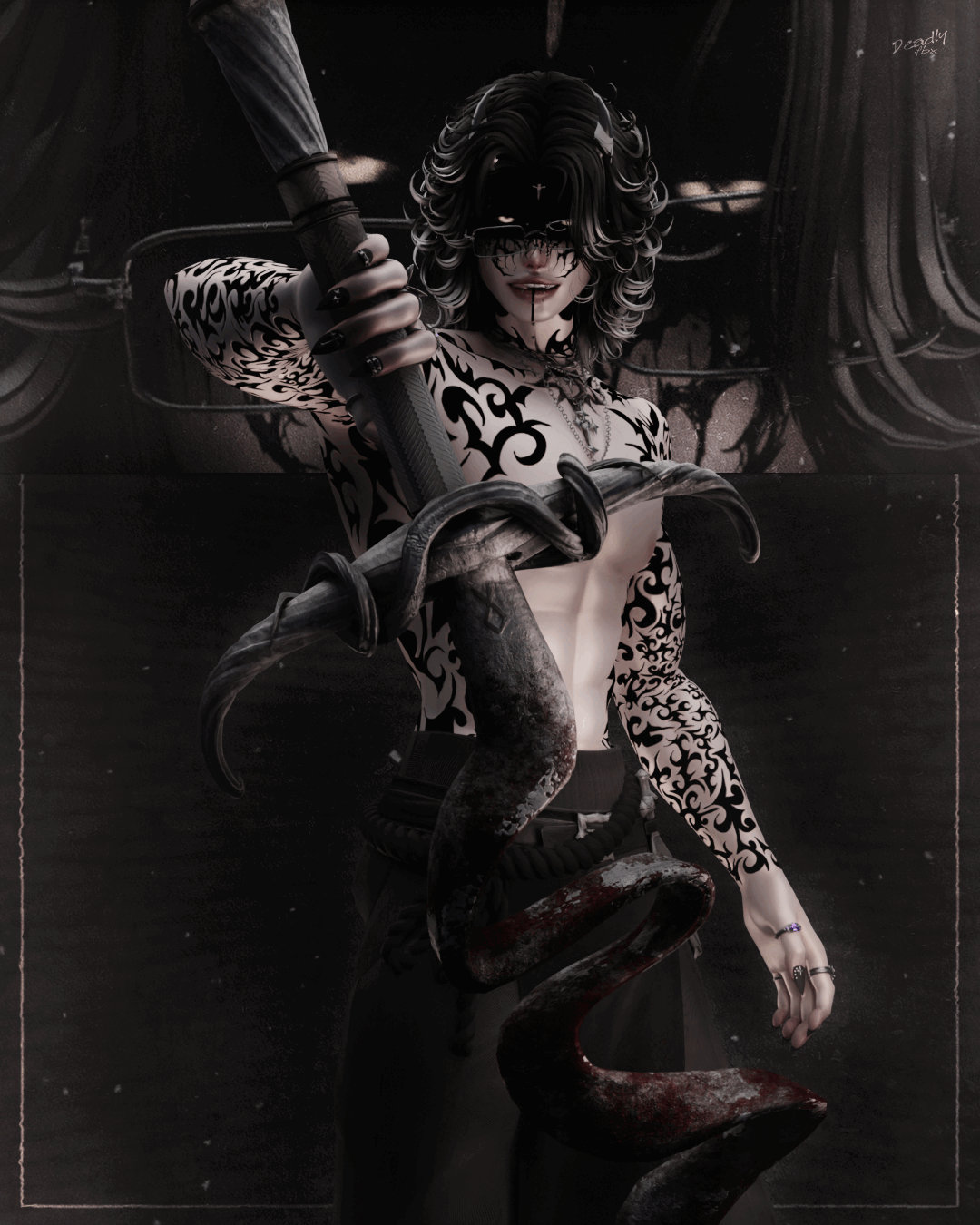 Blackout Face Textures