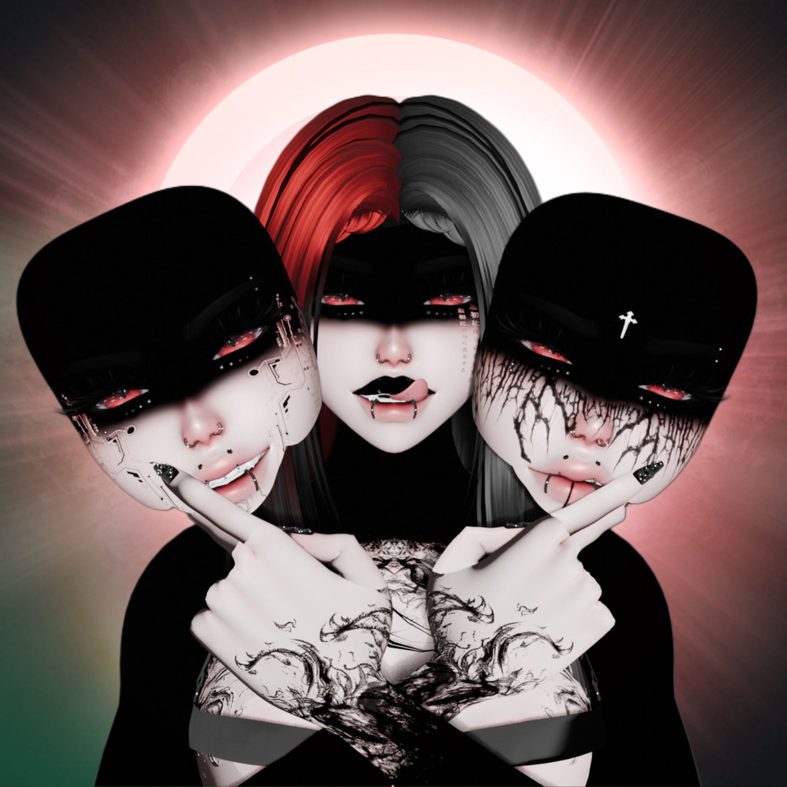 Blackout Face Textures