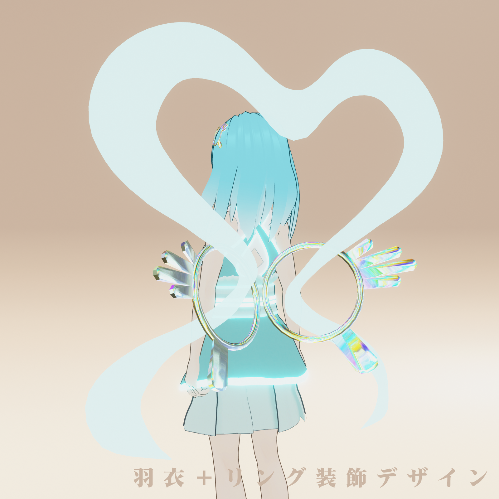 Mihana_Sci-Fi – VRChat / VRM 3D Avatar (Golden Package)