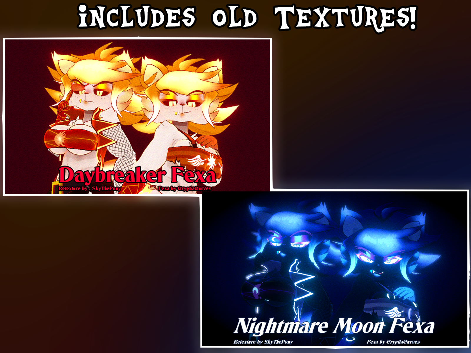 Daybreaker and Nightmare Moon Fexa Bundle