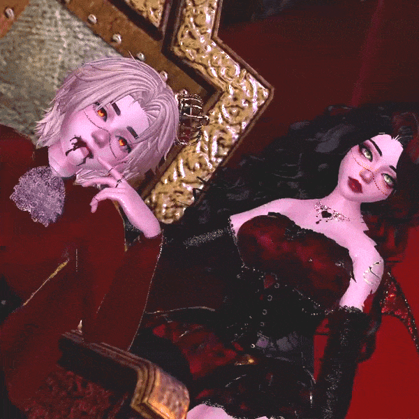 ☽ NOIRE ☾ | Genderfluid Vampire Princess | PC & Quest | VRChat Avatar